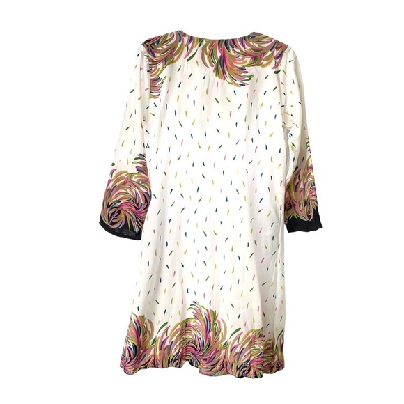 Choosy Cherry Boho Colorful Festival Tunic Style Beaded Neckline Dress S Large - Picture 9 of 12